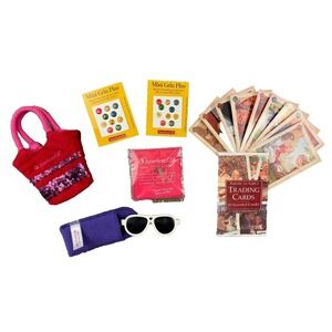 American Girl Doll Lot Sunglasses Purse Bag Pins Necklace Accessories Bundle